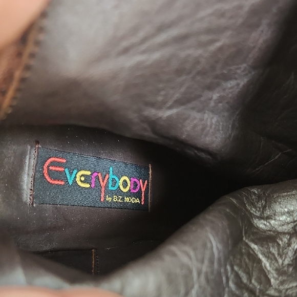 Everybody by BZ Moda Vintage Leather over the knee Boots womens EU 38.5 - Picture 2 of 7